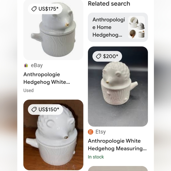 Anthropologie, Hedgehog stacking measuring cups. - Picture 9 of 9